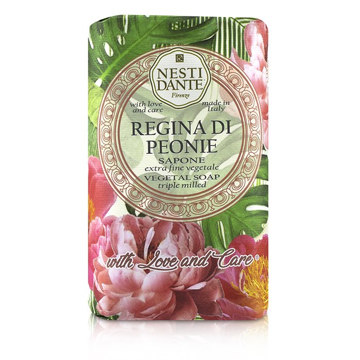 Nesti Dante Τριπλό αλεσμένο φυτικό σαπούνι με αγάπη & φροντίδα - Regina Di Peonie 250g/8.8ozProduct Thumbnail
