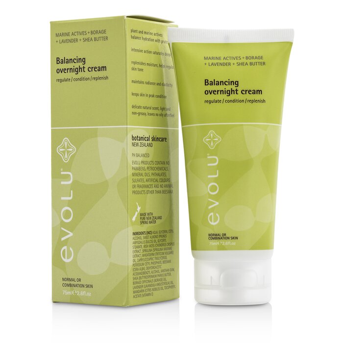 Evolu Balancing Overnight Cream - Normal or Combination Skin (Unboxed) 75ml/2.6ozProduct Thumbnail