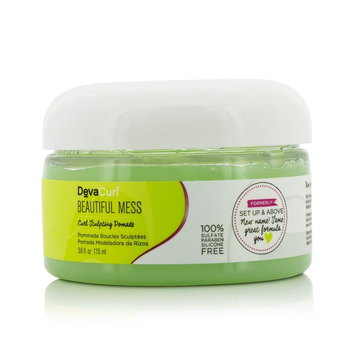 DevaCurl 捲髮專家 Beautiful Mess - Curl Sculpting Pomade (Box Slightly Damaged) 115ml/3.8ozProduct Thumbnail