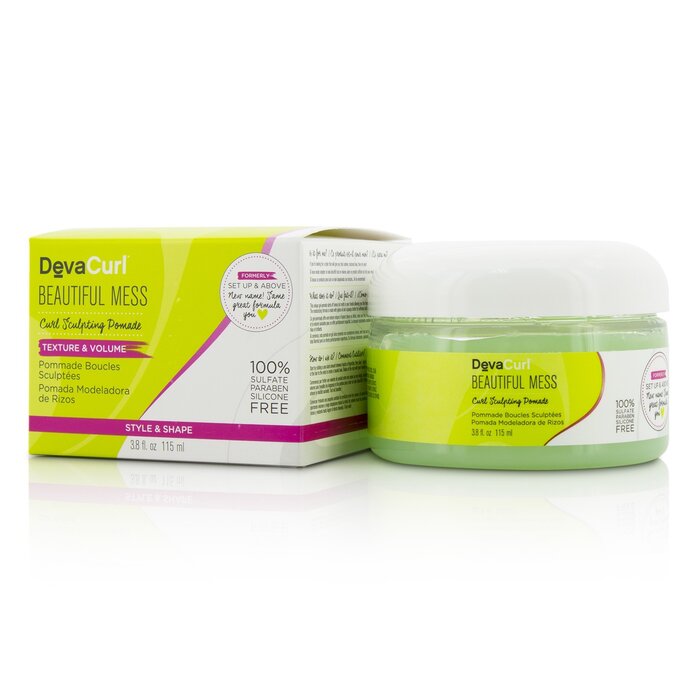 DevaCurl Beautiful Mess - Curl Sculpting Pomade (Box Slightly Damaged) 115ml/3.8ozProduct Thumbnail