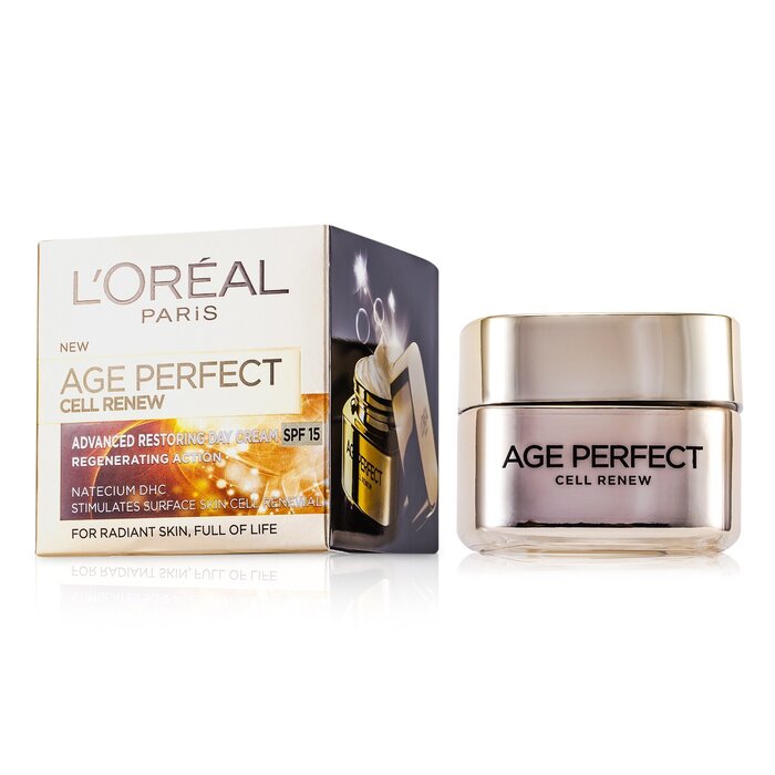 L'Oreal Age Perfect Cell Renew Advanced Restoring Day Cream SPF 15 (Box Slightly Damaged) 50ml/1.7ozProduct Thumbnail
