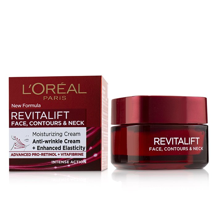 L'Oreal Revitalift Face, Contours & Neck Moisturizing Cream 50ml/1.7ozProduct Thumbnail