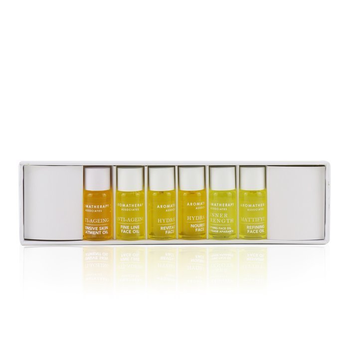 Aromatherapy Associates Face Oil Collection (Six Potent Essential Oil Blends) 6x3ml/0.1ozProduct Thumbnail
