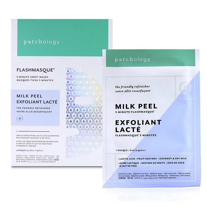 Patchology FlashMasque 5 Minute Sheet Mask - Milk Peel 4x28ml/0.95ozProduct Thumbnail
