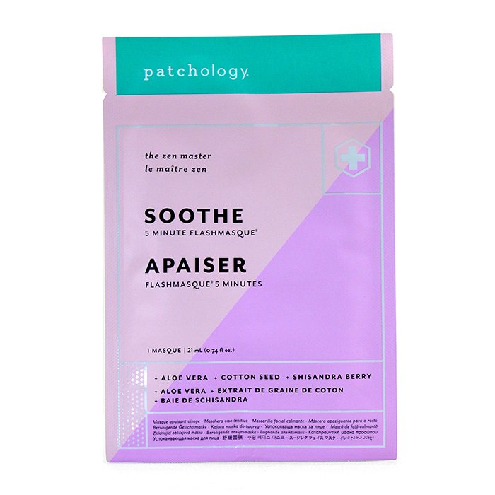 Patchology FlashMasque 5 Minute Sheet Mask - Soothe 4x21ml/0.74ozProduct Thumbnail