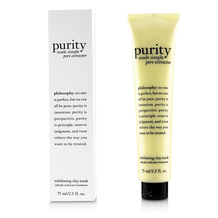 Philosophy ماسك طيني مقشر Purity Made Simple ( تاريخ الانتهاء: 06/2020 ) 75ml/2.5ozProduct Thumbnail