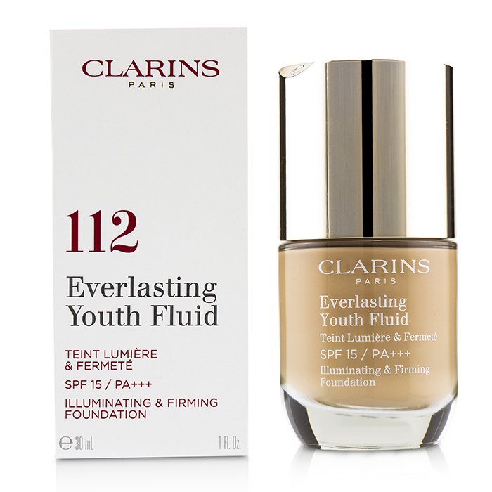 Clarins Everlasting Youth Fluid Illuminating & Firming Foundation SPF 15 פאונדיישן נוזלי למיצוק העור 30ml/1ozProduct Thumbnail
