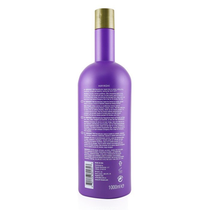 Hayashi 911 Emergency Pak Emergency Reconstructor Rinse-Out Super Conditioner (For Dry, Damaged Hair) 1000ml/33.8ozProduct Thumbnail