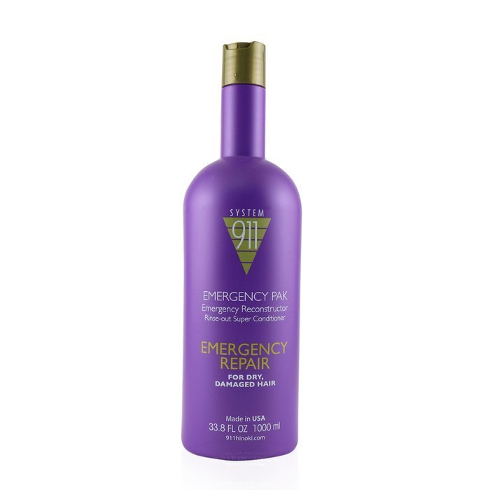 Hayashi 911 Emergency Pak Emergency Reconstructor Rinse-Out Super Conditioner (For Dry, Damaged Hair) 1000ml/33.8ozProduct Thumbnail