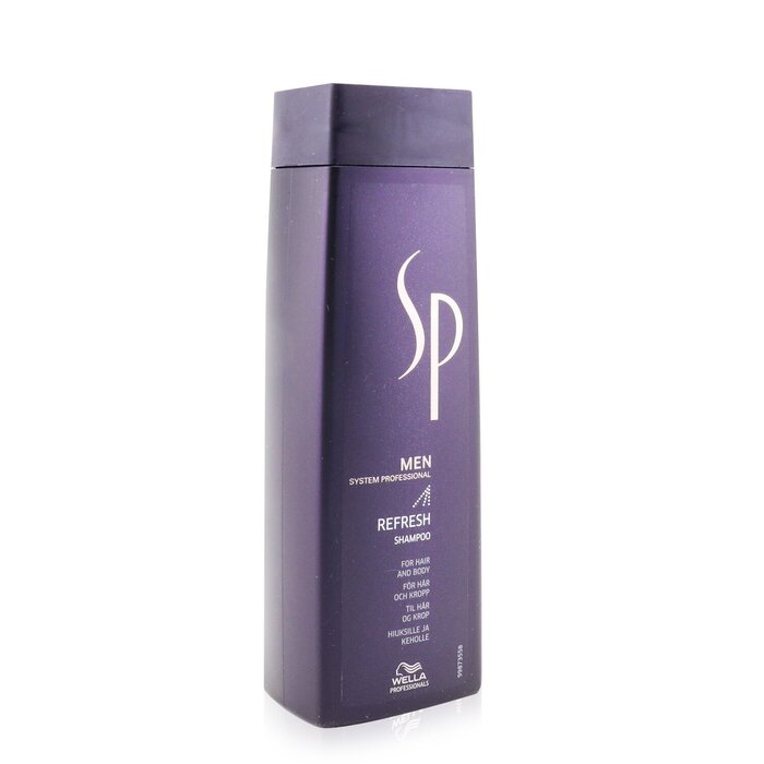 Wella SP Men Refresh Shampoo (For Hair and Body) שמפו לגוף ולשיער 250ml/8.45ozProduct Thumbnail