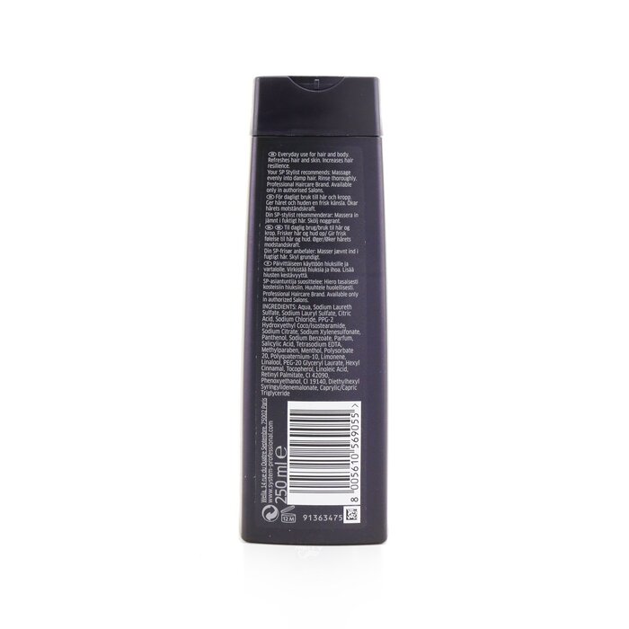 Wella SP Men Refresh Shampoo (For Hair and Body) שמפו לגוף ולשיער 250ml/8.45ozProduct Thumbnail