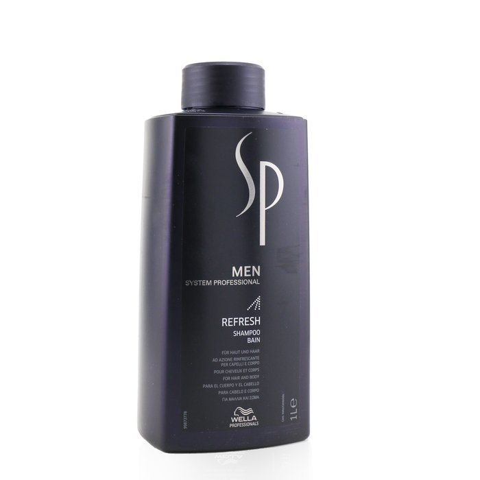 Wella SP Men Refresh Shampoo (For Hair and Body) שמפו לגוף ולשיער 1000ml/33.8ozProduct Thumbnail