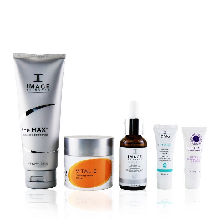 Image Renewing Ritual Collection: The Max Cleanser 118ml + Ageless Hyaluronic Filler 30ml + Vital C Creme 56.7g + Iluma Brightening Serum 7.4ml + Firming Mask 7g 5pcsProduct Thumbnail