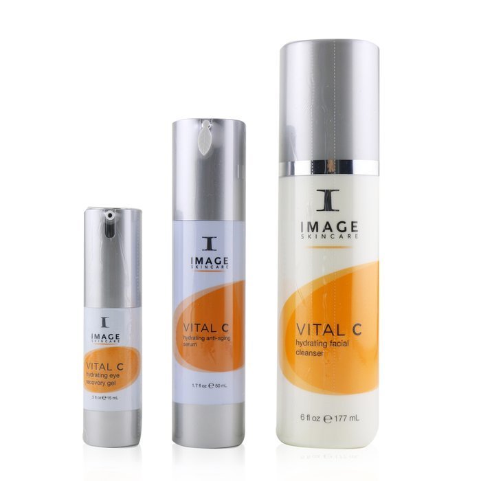 Image Revitalize Collection: Vital C Hydrating Facial Cleanser 177ml + Vital C Hydrating Anti-Aging Serum 50ml + Vital C Hydrating Eye Recovery Gel 15ml + Bag 3pcs+1bagProduct Thumbnail