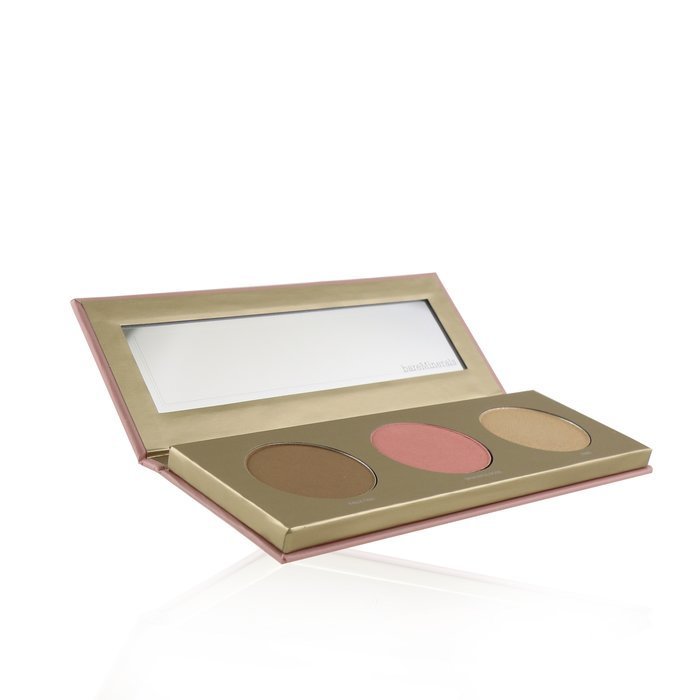 BareMinerals Bare Glow On The Go Face Palette (1x Bronzer, 1x Blush, 1x Highlighter) 6g/0.21ozProduct Thumbnail