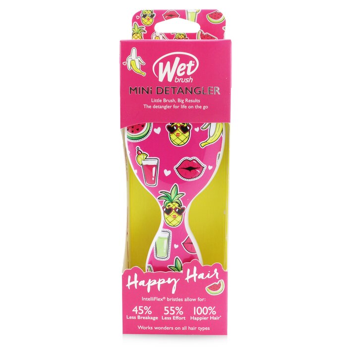 Wet Brush Mini Detangler Happy Hair - # Smiley Pineapple 1pcProduct Thumbnail