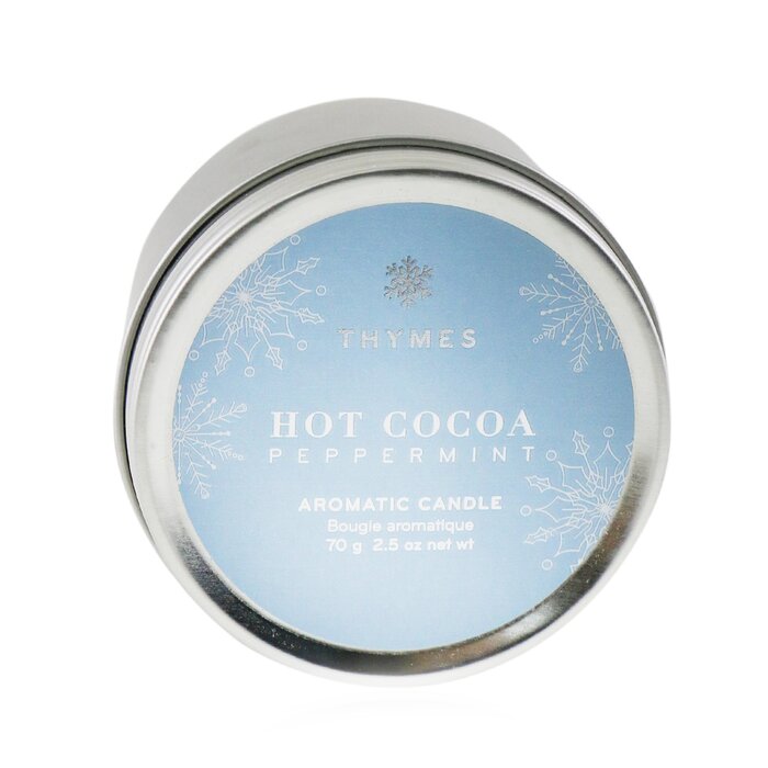 Thymes Aromatic Candle (Travel Tin) - Hot Cocoa Peppermint 70g/2.5ozProduct Thumbnail