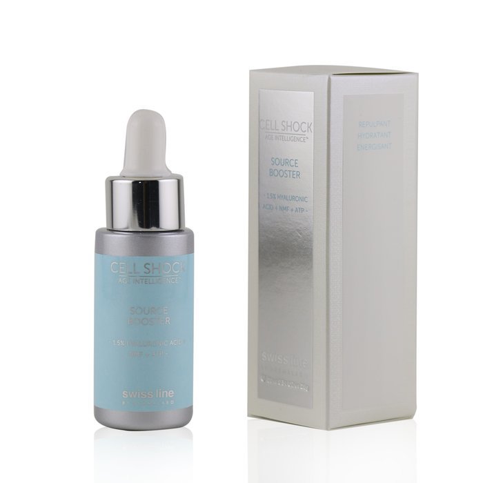 Swissline Cell Shock Age Intelligence Source Booster - 1.5% Hyaluronic Acid + NMF + ATP 20ml/0.34ozProduct Thumbnail