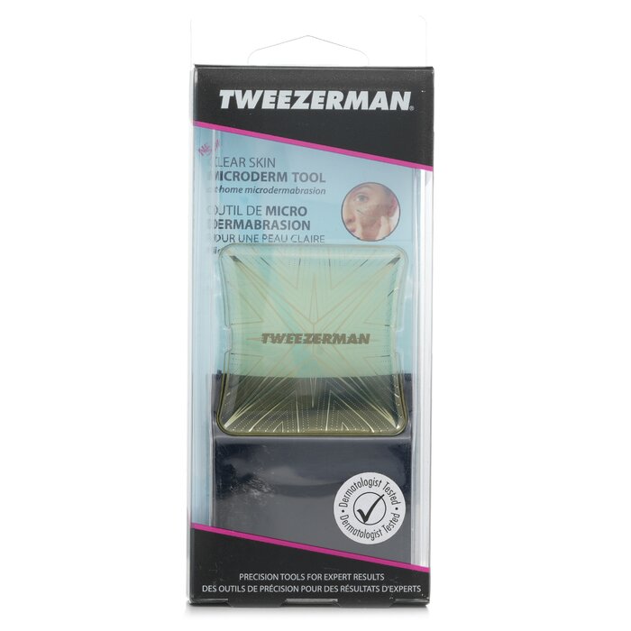 Tweezerman Clear Skin Microderm Tool - At Home Microdermabrasion תכשיר ביתי לתיקון העור 1pcProduct Thumbnail