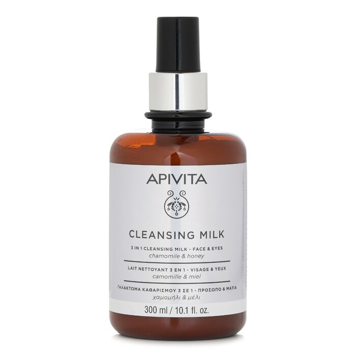 Apivita 3 In 1 Cleansing Milk For Face & Eyes 300ml/10.1ozProduct Thumbnail