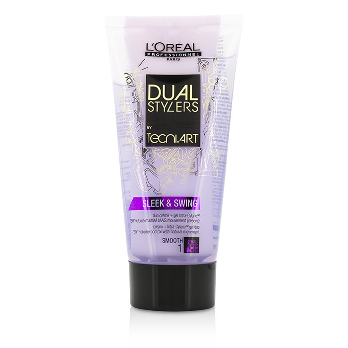 L'Oreal 萊雅 紫順直護髮雙管凝乳Professionnel Dual Stylers by Tecni.Art Sleek & Swing(Smooth 1) 150ml/5ozProduct Thumbnail