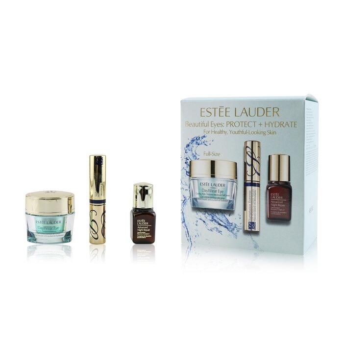 Estee Lauder Beautiful Eyes (Protect+Hydrate) Set: DayWear Eye + Advanced Night Repair + Sumptuous Extreme Mascara (Box Slightly Damaged) 3pcsProduct Thumbnail