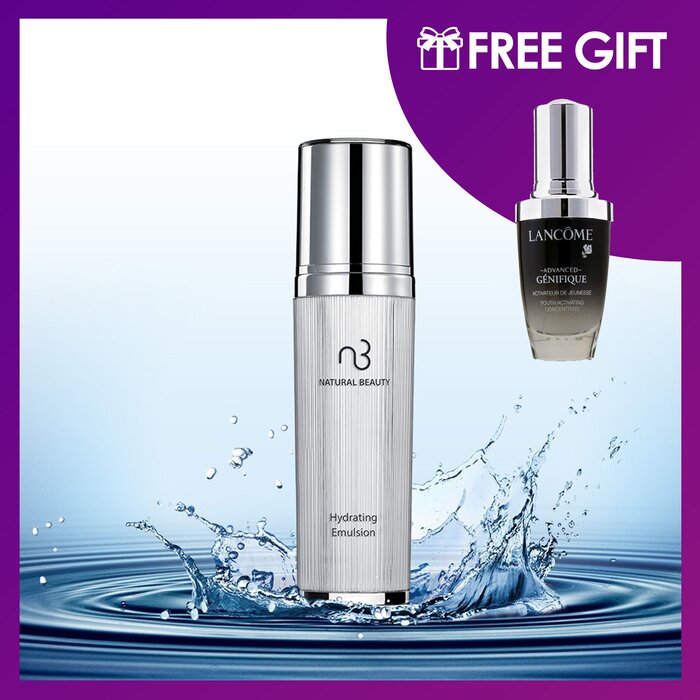 Natural Beauty Hydrating Emulsion 120ml (Free: Lancome Genifique Advanced Youth Activating Concentrate 30ml) 2pcsProduct Thumbnail