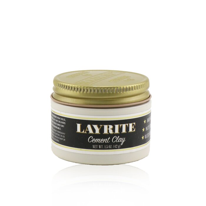 Layrite Cement Clay (High Hold, Matte Finish, Water Soluble) חימר עם אחיזה יציבה וגימור מט 42g/1.5ozProduct Thumbnail