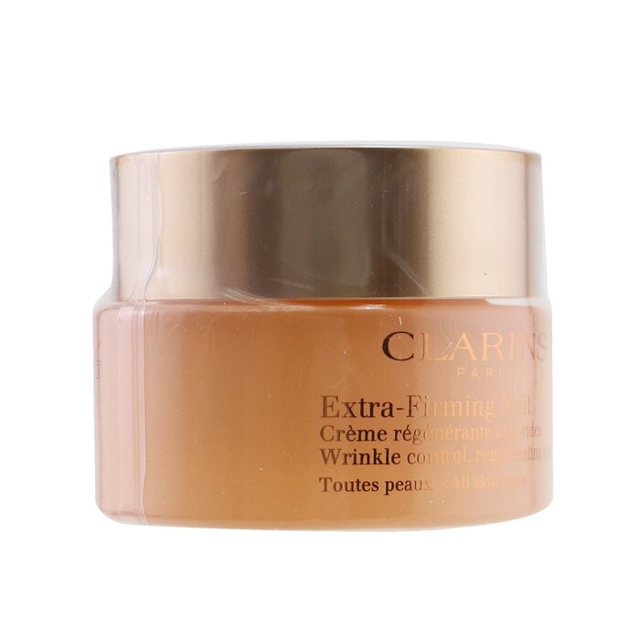 娇韵诗 Clarins Extra-Firming Nuit Wrinkle Control, Regenerating Night Cream - All Skin Types (Box Slightly Damaged) 50ml/1.6ozProduct Thumbnail