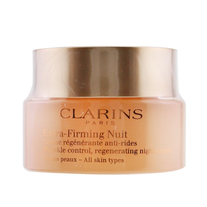 Clarins 克蘭詩 (嬌韻詩) Extra-Firming Nuit Wrinkle Control, Regenerating Night Cream - All Skin Types (Box Slightly Damaged) 50ml/1.6ozProduct Thumbnail