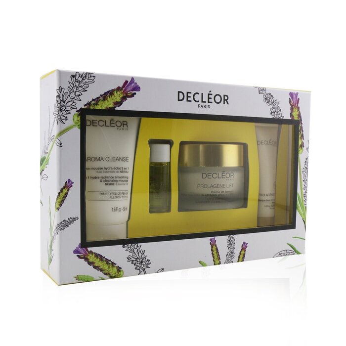 デクレオール Decleor ファーミングボックス: アロマクレンズ 50ml+ アロマエッセンス ラバンデュラアイリス 5ml+ プロラジェンヌ リフトクリーム 50ml+ プロラジェンヌ リフトマスク 15ml 4pcsProduct Thumbnail