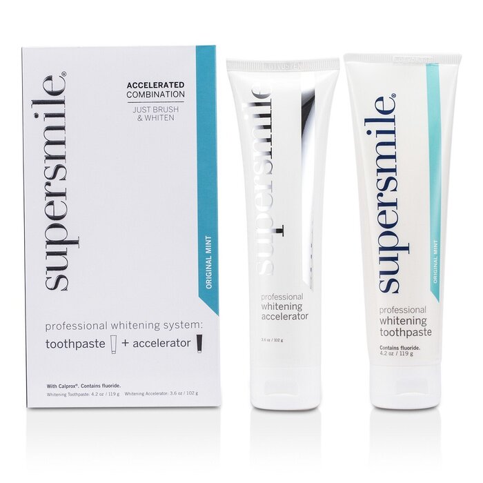 Supersmile Professional Whitening System: Toothpaste 119g/4.2oz + Accelerator 102g/3.6oz (Exp. Date 07/2020) 2pcsProduct Thumbnail