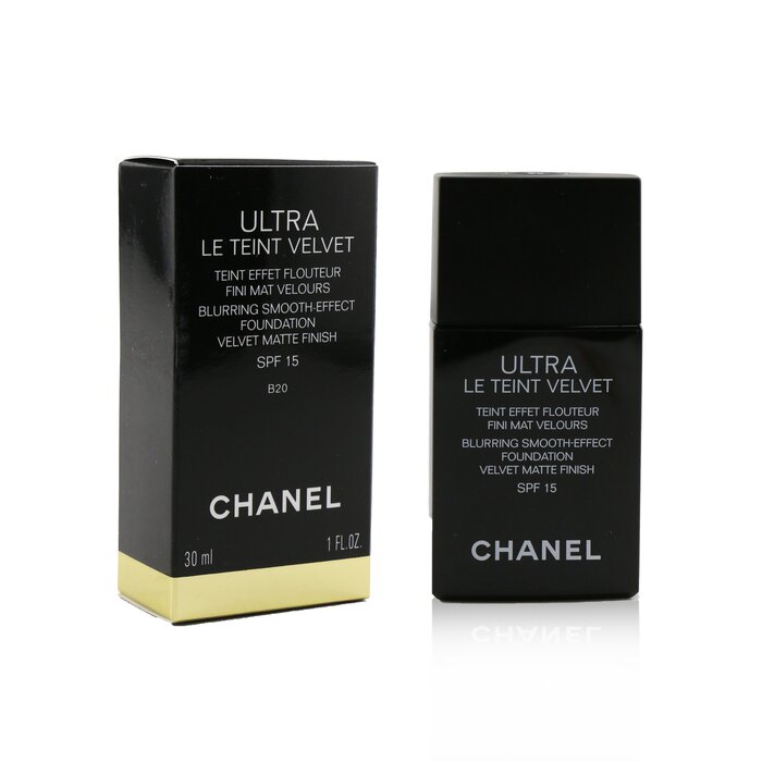Chanel Ultra Le Teint Velvet Blurring Smooth Effect Foundation SPF 15  30ml/1oz - Foundation & Powder, Free Worldwide Shipping
