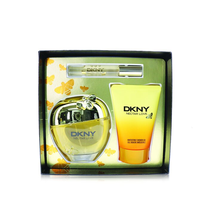 DKNY Nectar Love Coffret: Eau De Parfum Spray 100ml/3.4oz + Edp Rollerball 10ml/0.34oz + Gel de Ducha 100m/3.4oz 3pcsProduct Thumbnail