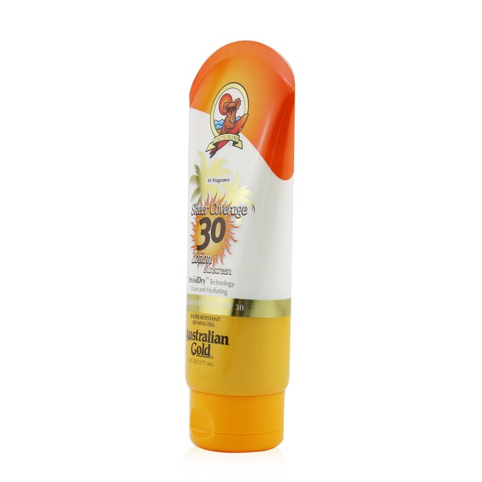 Australian Gold Sheer Coverage Lotion Sunscreen Broad Spectrum SPF 30 (Exp. Date: 07/2020) 177ml/6ozProduct Thumbnail