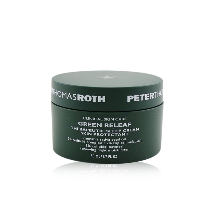 Peter Thomas Roth Green Releaf Therapeutic Sleep Cream Skin Protectant - Renewing Night Moisturizer 50ml/1.7ozProduct Thumbnail