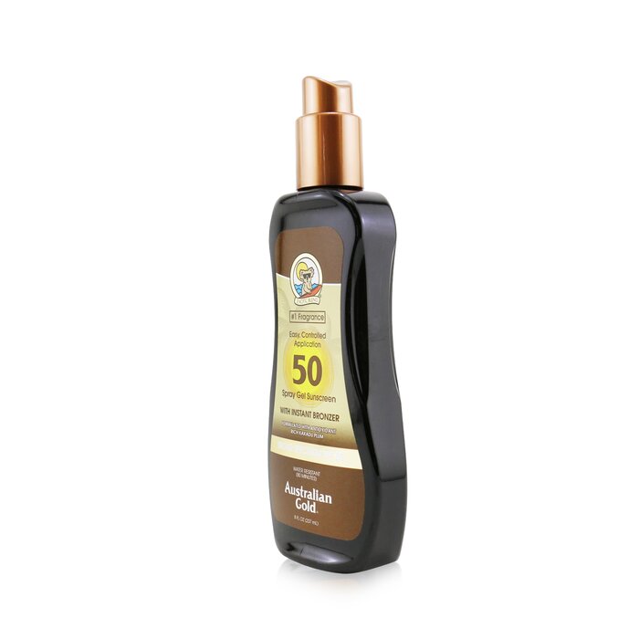 Australian Gold Spray Gel Sunscreen Broad Spectrum SPF 50 with Instant Bronzer 237ml/8ozProduct Thumbnail