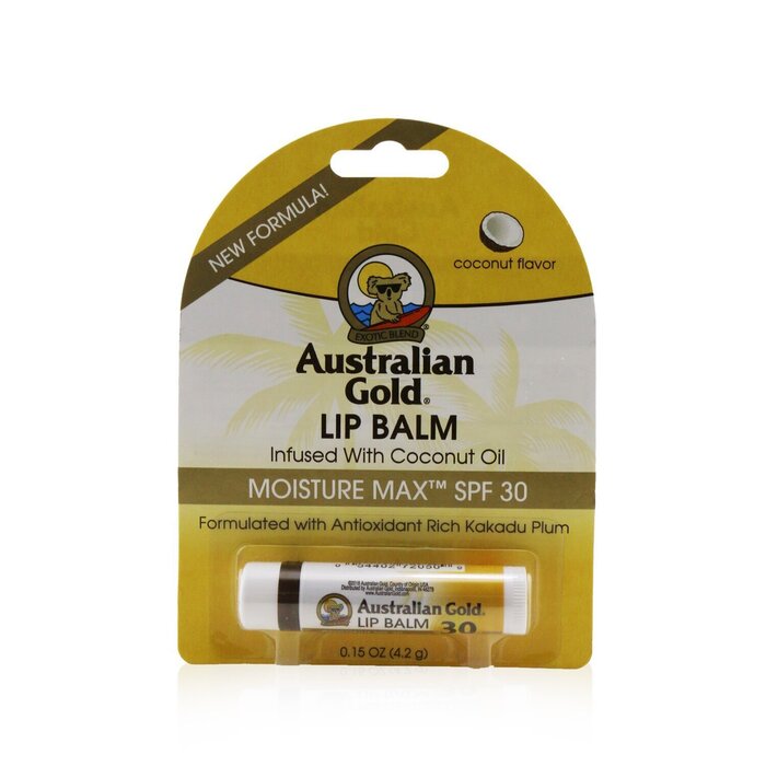 Australian Gold Lip Balm Moisture Max SPF 30 Infused with Coconut Oil 4.2g/0.15ozProduct Thumbnail