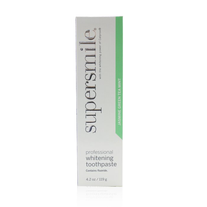 灿烂微笑美齿 Supersmile Professional Whitening Toothpaste - Jasmin Green Tea Mint (Box Slightly Damaged) 119g/4.2ozProduct Thumbnail