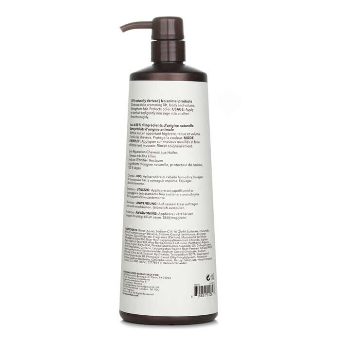 Macadamia Natural Oil Professional Невесомый Восстанавливающий Шампунь (для Нежных и Тонких Волос) 1000ml/33.8ozProduct Thumbnail