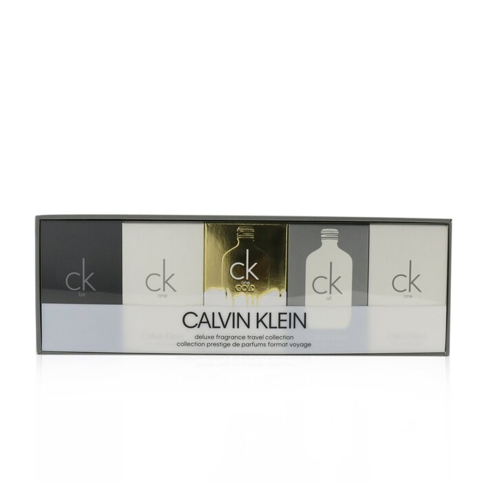 Calvin Klein مجموعة مصغرة: CK One ماء تواليت عدد 2 + CK Be ماء تواليت + CK One Gold ماء تواليت + CK All ماء تواليت 5x10ml/0.33ozProduct Thumbnail