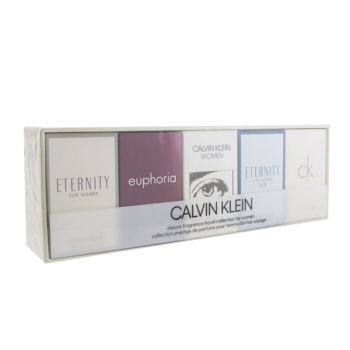 Calvin Klein Miniature Coffret: Eternity Edp 5ml + Euphoria EDP 4ml + Ck Women EDP 5ml + Eternity Air EDP 5ml + Ck One EDT 10ml 5pcsProduct Thumbnail
