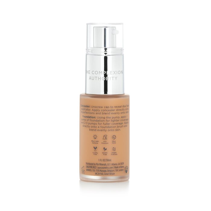 PUR (PurMinerals) 4 in 1 Love Your Selfie Longwear Foundation & Concealer פאונדיישן וקונסילר 30ml/1ozProduct Thumbnail