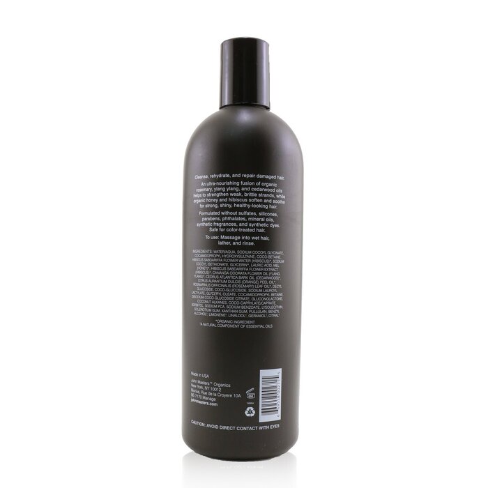 约翰大师有机物 John Masters Organics 蜂蜜木槿受损秀发修复洗发水 Repair Shampoo For Damaged Hair with Honey & Hibiscus 473ml/16ozProduct Thumbnail