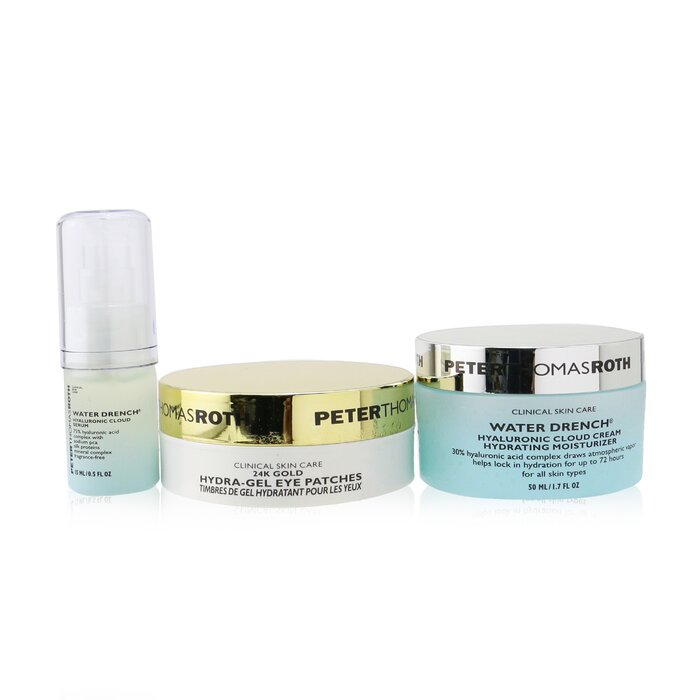 Peter Thomas Roth Good To Glow 3-Piece Hydration & Glow Kit : 24K Gold Eye Patches 15pairs+Hyaluronic Cloud Serum 15ml+Hydrating Moisturizer 50ml 3pcsProduct Thumbnail