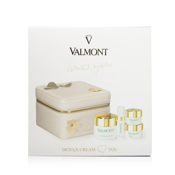 Valmont مجموعة Deto2x Cream Loves You: حزمة برايم مجددة 15مل + برايمر خلوي 5مل + كونتور برايم 5مل + Deto2x Cream 25مل 4pcs + 1caseProduct Thumbnail