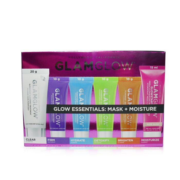Glamglow Set Glow Essentials: Mascarilla + Hidratación: Supermud + GravityMud + Thirstymud + PowerMud + FlashMud + Glowstarter Nude Glow 6pcsProduct Thumbnail