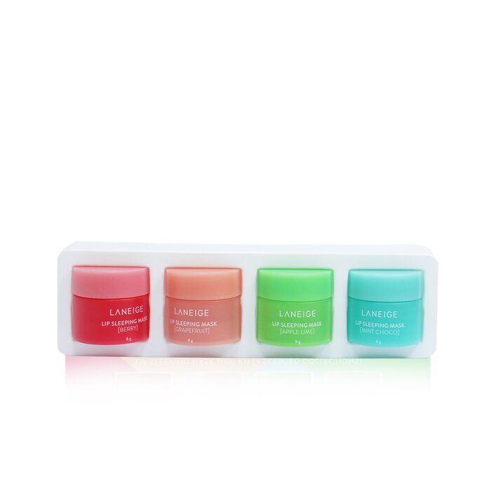 Laneige Lip Sleeping Mask Mini Kit (4 Scented Collections): Berry, Grapefruit, Apple Lime, Mint Choco 4pcsProduct Thumbnail