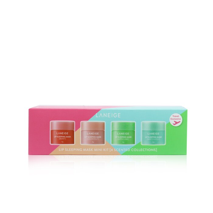 Laneige Lip Sleeping Mask Mini Kit (4 Scented Collections): Berry, Grapefruit, Apple Lime, Mint Choco 4pcsProduct Thumbnail