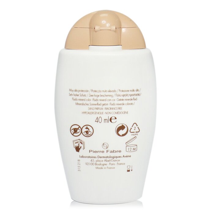 Avene Very High Protection Tinted Mineral Fluid SPF 50+ - For Sensitive & Intolerant Skin  40ml/1.3ozProduct Thumbnail